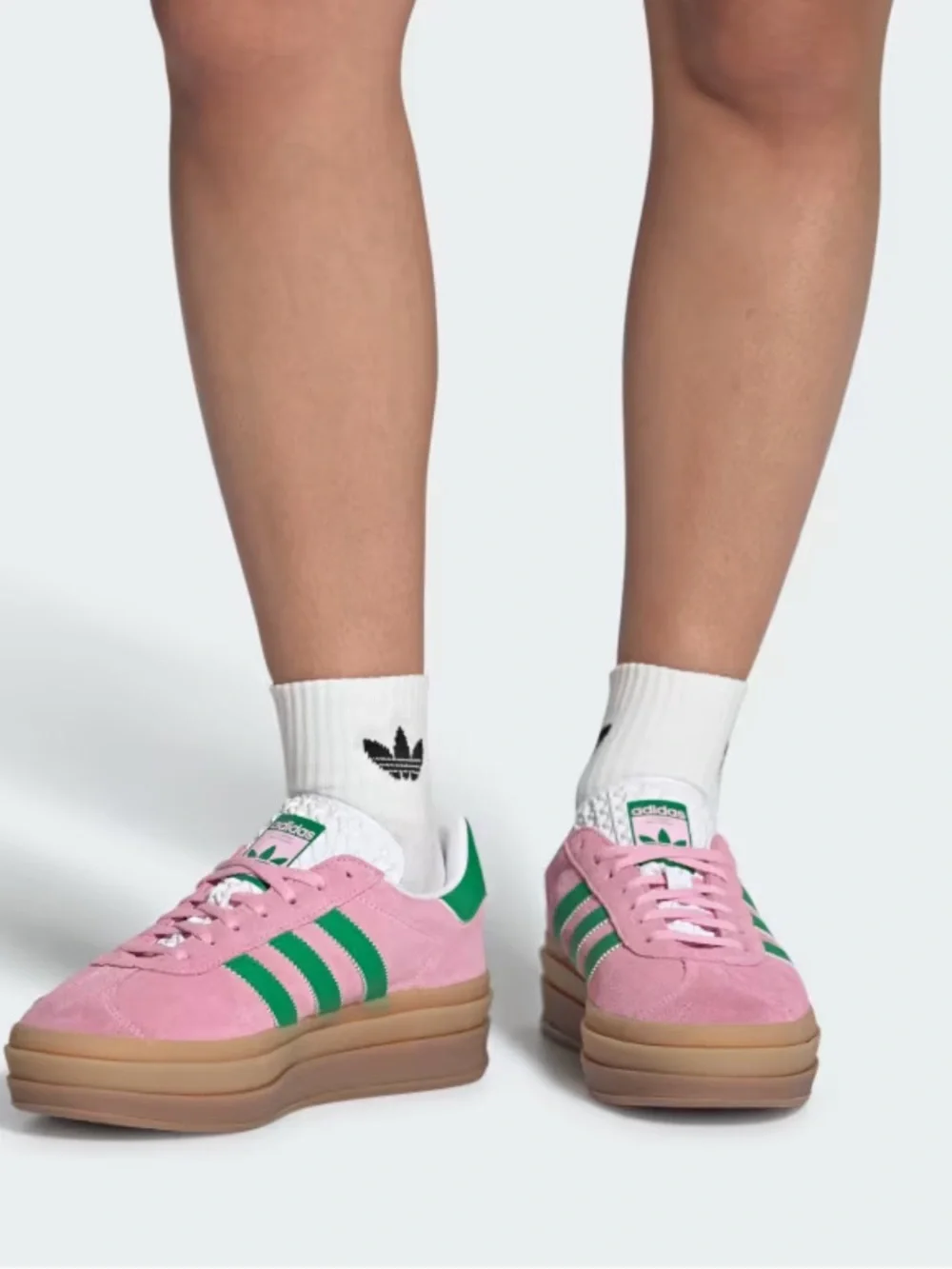 Women’s Adidas  Gazelle Platform Women’s Sneakers in Pink/Green Size 11